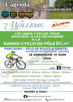 Randonnée cyclotouriste du Pôle ECLAT WILLEMS : Dimanche 14 juin 2026